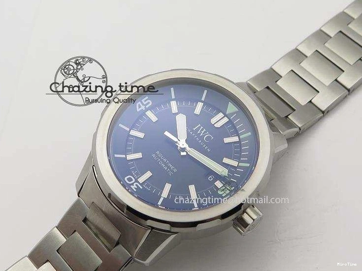 MIROTIME 0101 UrbanStyle Aquatimer Automatic IW329002 V6F 1:1 Best Edition Black Dial On SS Bracelet MIYOTA 7317